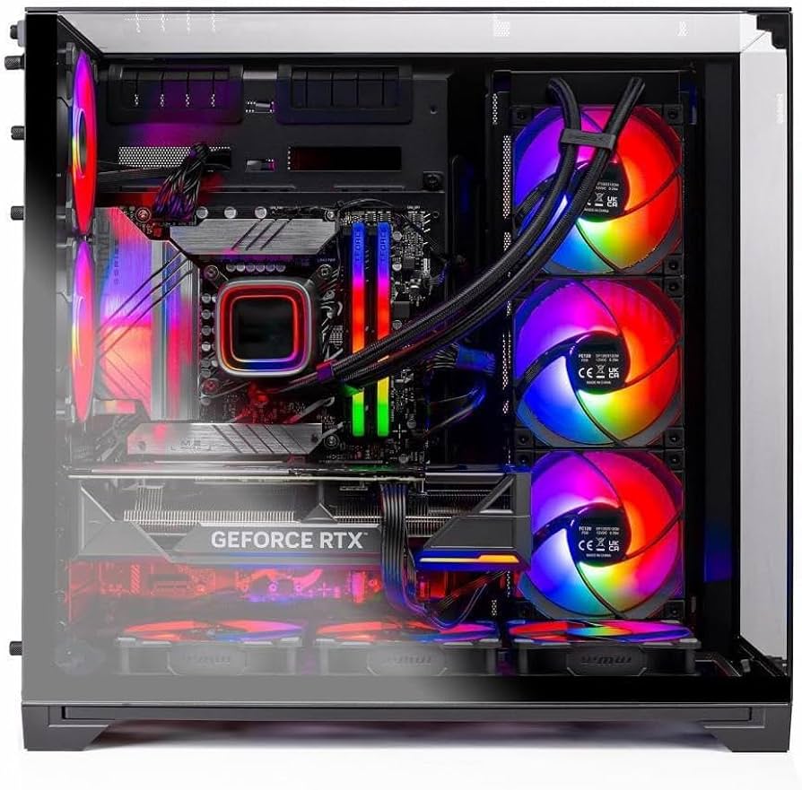 Amazon.com: Skytech O11 Vision Gaming PC Desktop, Ryzen 7
